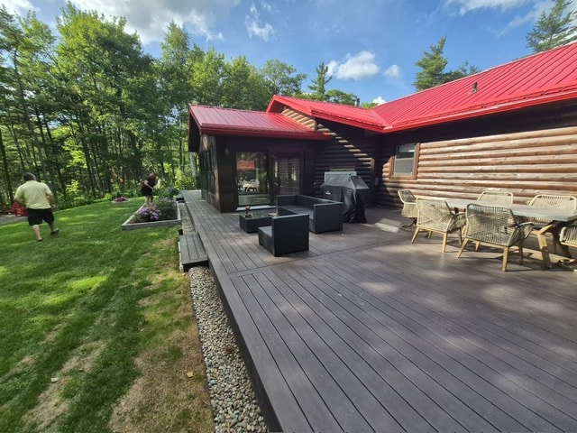 Lakeside Cabin Deck
