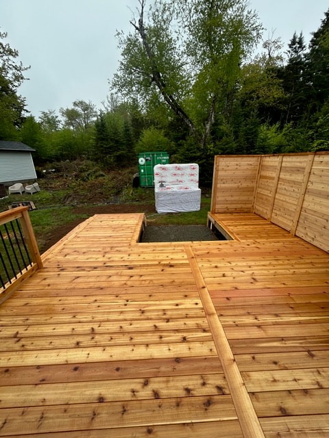 Cedar Deck Build